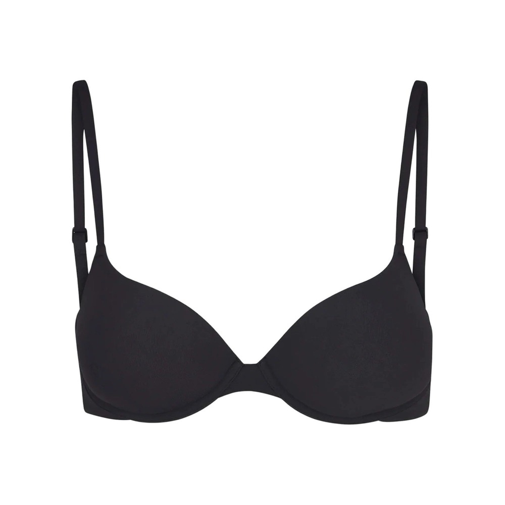 Skims Fits Everybody Push Up Demi Bra Onyx Black 42C BA-DEM-9222 - Picture 1 of 5